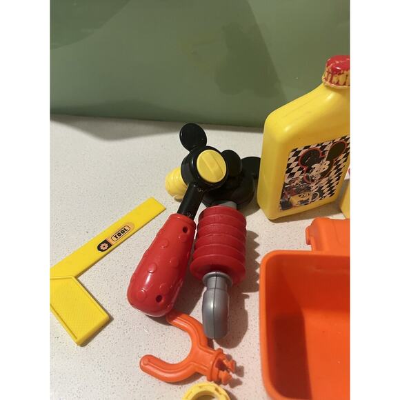 Disney Mickey Mouse Tool Set Clubhouse Kadoer Pieces Work Roadster - Picture 9 of 11